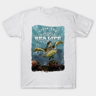 Livin' the Sea Life Turtle T-Shirt